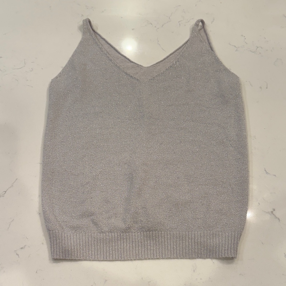 Elegant Gray Women's Top
